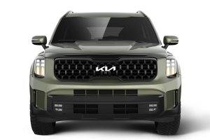 Kia Telluride Hood Deflector - Husky Liners - Aeroskin - Smoke - `20-`24